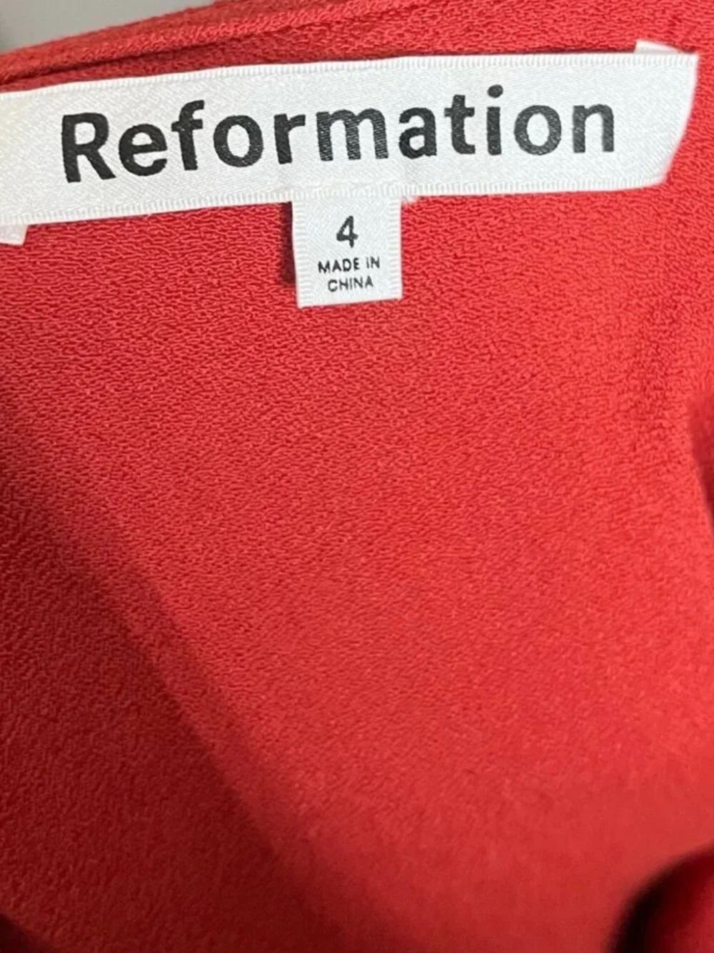 Reformation Margot Mini Skirt, Size 4